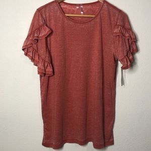 Silverwear  life Style Orange blouse Large